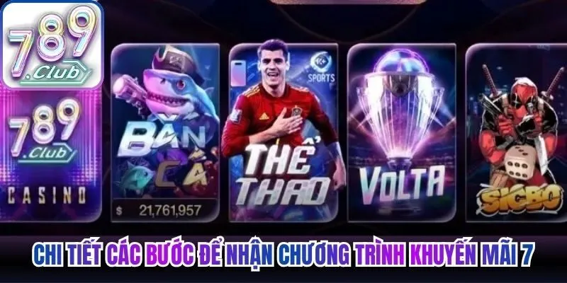 Chi tiết các bước để nhận chương trình khuyến mãi 789Club 