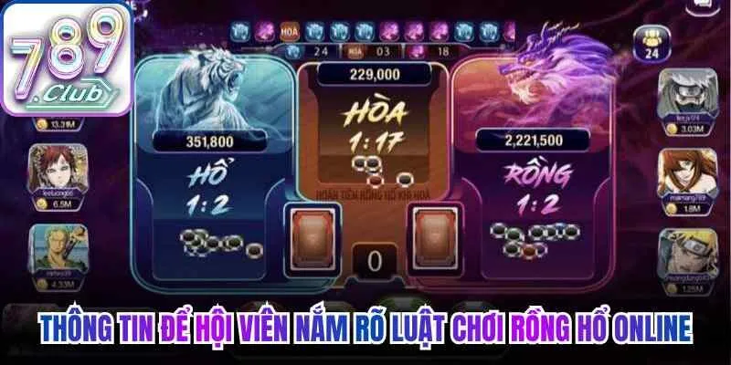 Thông tin để hội viên nắm rõ luật chơi